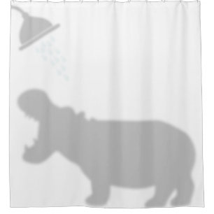 Hippo Shadow Silhouette Shadow Buddies in Shower