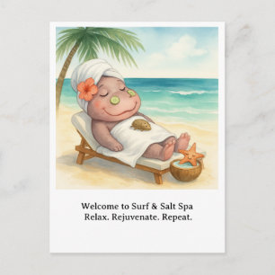 Hippo Spa by the beach  Postcard