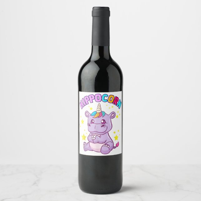 Hippo Sparkling Vins ou Vins Étiquettes (Devant)