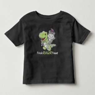 Hippo Trick Rawr Treat T-rex Mummy Costume Toddler T-shirt