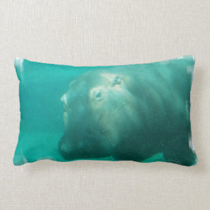 Hippo Under Water Pillow