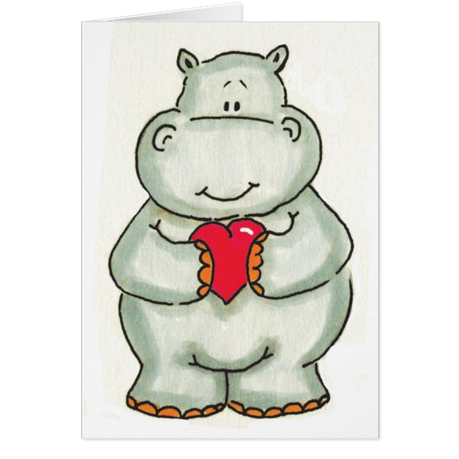 Hippo with Heart (Front)