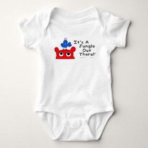 Hippo Works Organic Bodysuit "It's A Jungle...!"