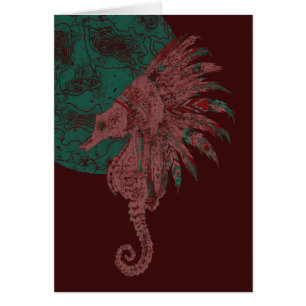 hippocampe au bord de la lune