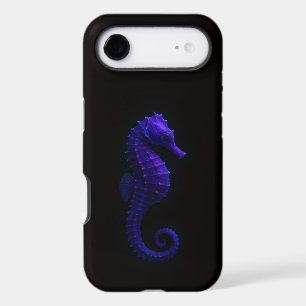 Hippocampe bleu violet Black 4 Luxe iPhone 17 Air