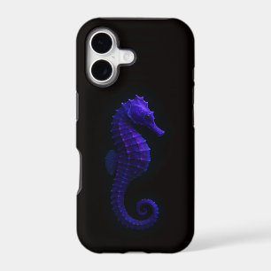 Hippocampe bleu violet Black 4 Luxe iPhone 17 Mate