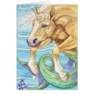 Hippocampe de licorne de palomino