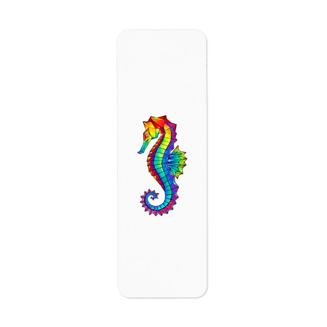 Hippocampe polygonal arc-en-ciel (Devant)