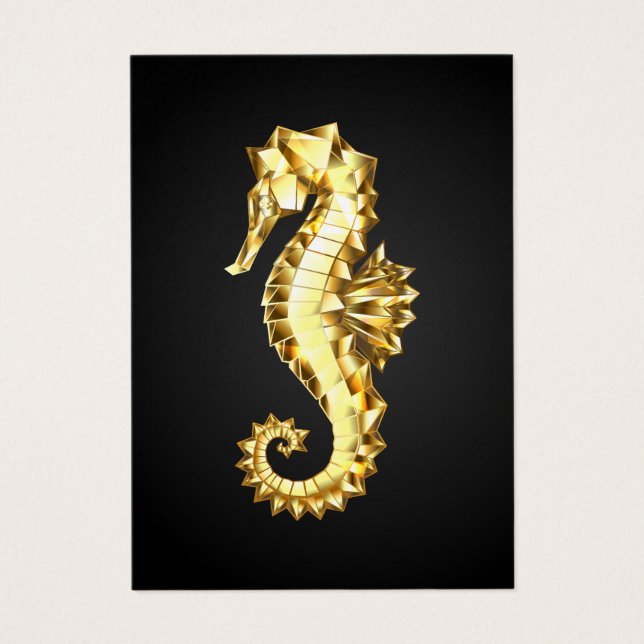 Hippocampe Polygonal Or (Devant)