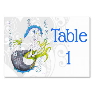 Hippocampus (skull) w/grey heart table number