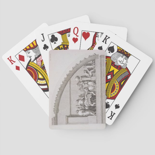 Hippocrates (c.460 BC-c.377 BC) Teaching, from 'A Playing Cards (Back)