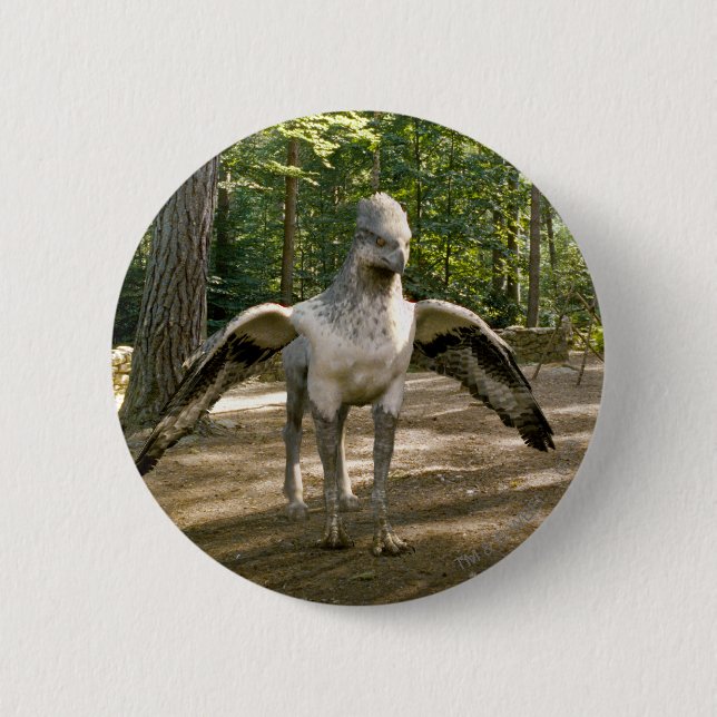 Hippogriff 2 Inch Round Button (Front)
