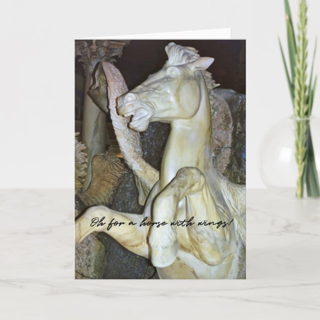 HIPPOI ATHANATOI Greeting Card (Front)