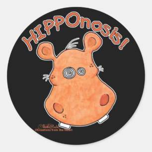 HIPPOnosis! Classic Round Sticker