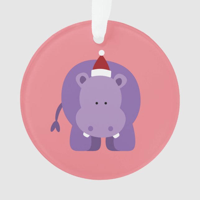 Hippopotame de Noël (devant)
