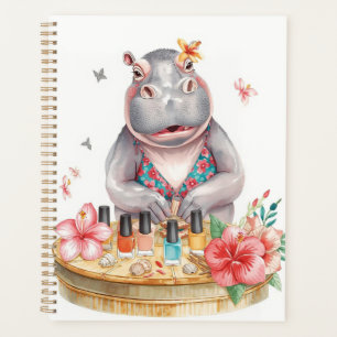 Hippopotame en bikini Manucure Beauté côtière spa