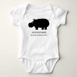 Hippopotamus Baby Bodysuit