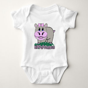 Hippopotamus Baby Bodysuit