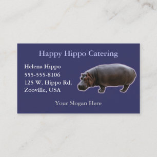 Hippopotamus Cartes de visite