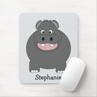 Hippopotamus Design Mouse Pad
