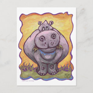 Hippopotamus Gifts & Accessories Postcard