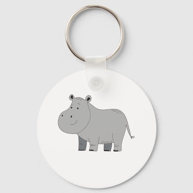 HIPPOPOTAMUS KEYCHAIN (Front)