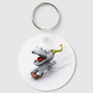 Hippopotamus Keychain