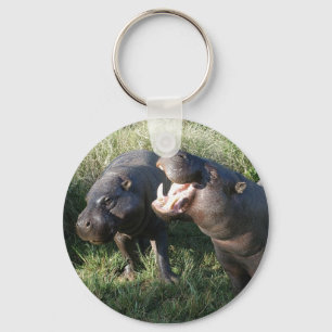 Hippopotamus Keychain