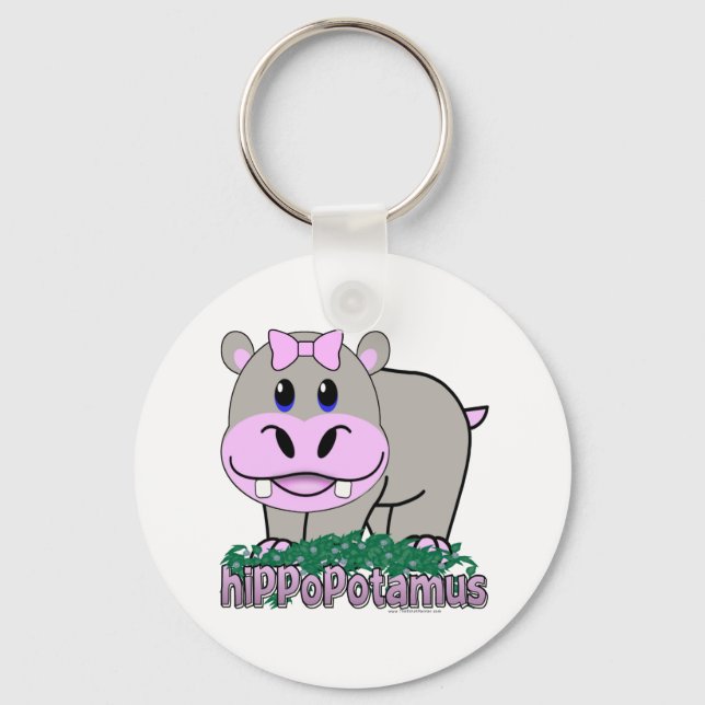 Hippopotamus Keychain (Front)