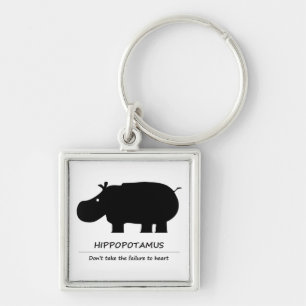 Hippopotamus Keychain