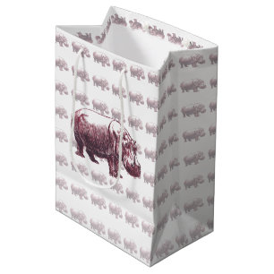Hippopotamus Medium Gift Bag