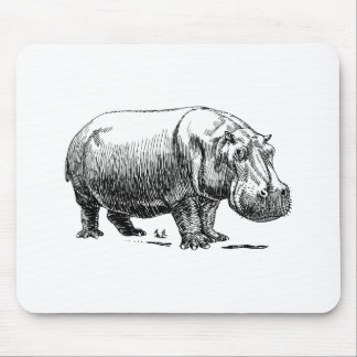 Hippopotamus Mouse Pad