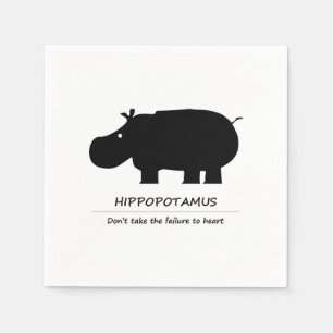 Hippopotamus Napkin
