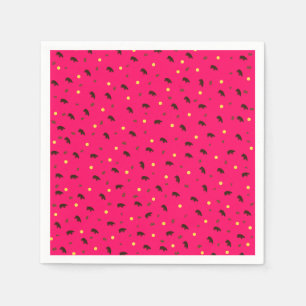 Hippopotamus pattern napkin