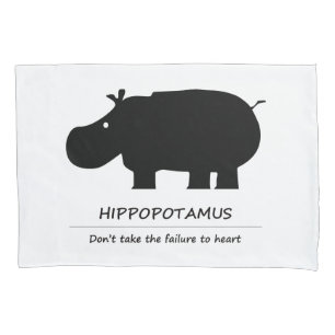 Hippopotamus Pillowcase