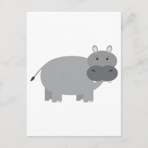 Hippopotamus Postcard
