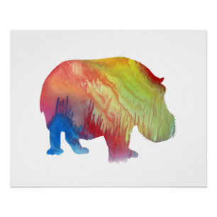 Hippopotamus Poster