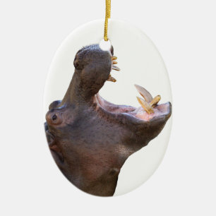Hippopotamus Products Ceramic Ornament
