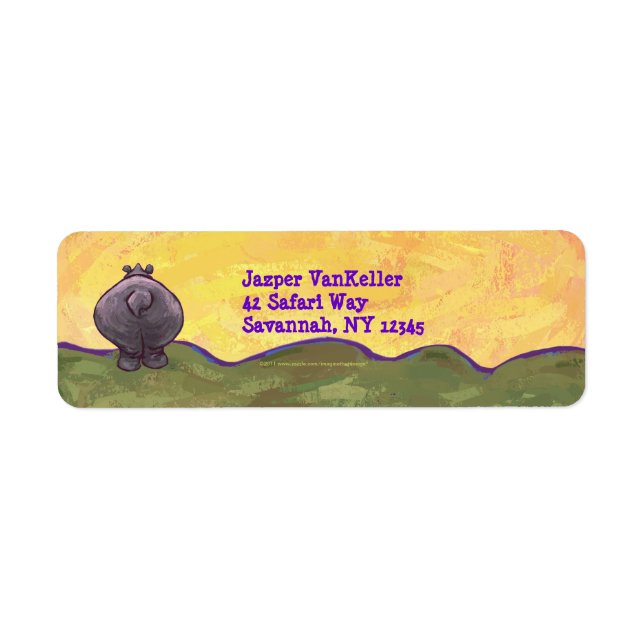 Hippopotamus Stationery (Front)