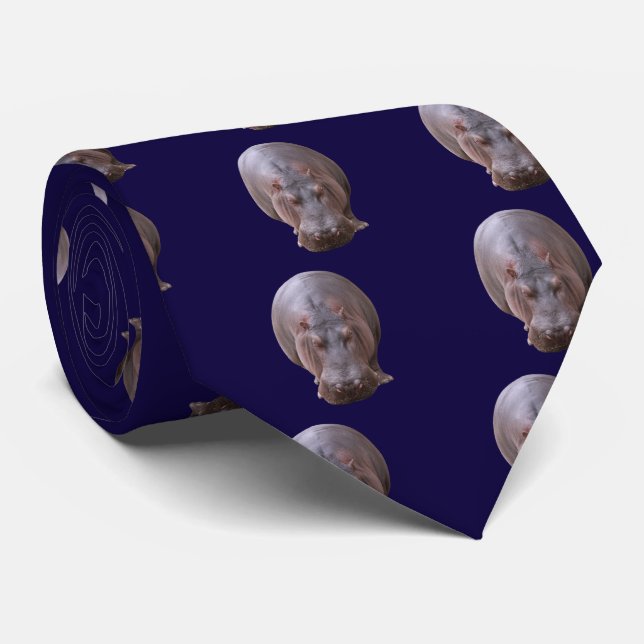 hippopotamus tie (Rolled)