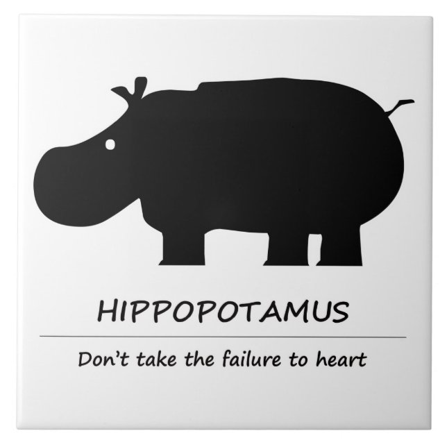 hippopotamus tile (Front)