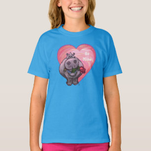 Hippopotamus Valentine's Day T-Shirt