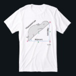 HIPPOPOTENUSE T-shirt by Sandra Boynton Tri-Blend Shirt<br><div class="desc">A geometrical model of a right triangle,  showing the Opposite,  Adjacent,  and…wait. WHAT?</div>