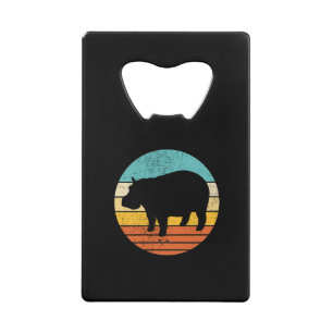 Hippopotomas Retro Sun Credit Card Bottle Opener