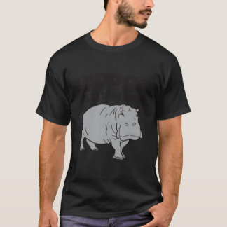 Hippos Are My Spirit Animal Hippopotamus T-Shirt