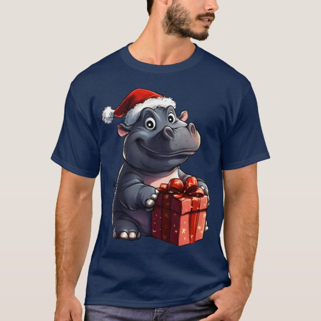 Hippos Christmas boy T-Shirt (Front)