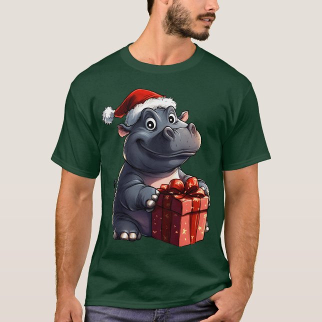 Hippos Christmas boy T-Shirt (Front)