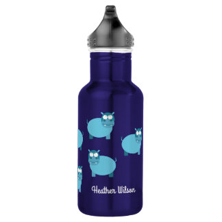 Hippos Enfants Hippopotame Bouteille d'eau avec le