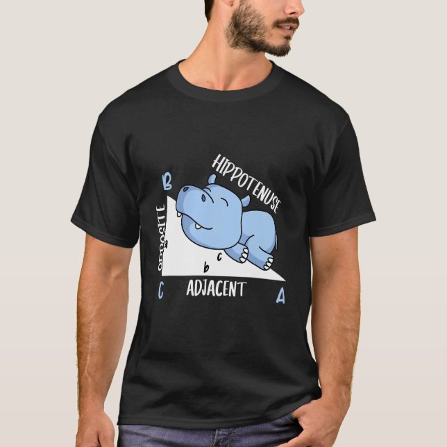 Hippotenuse math teacher math T-Shirt (Front)