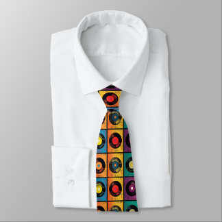 Hippy 60s Boho Peace Sign Tie